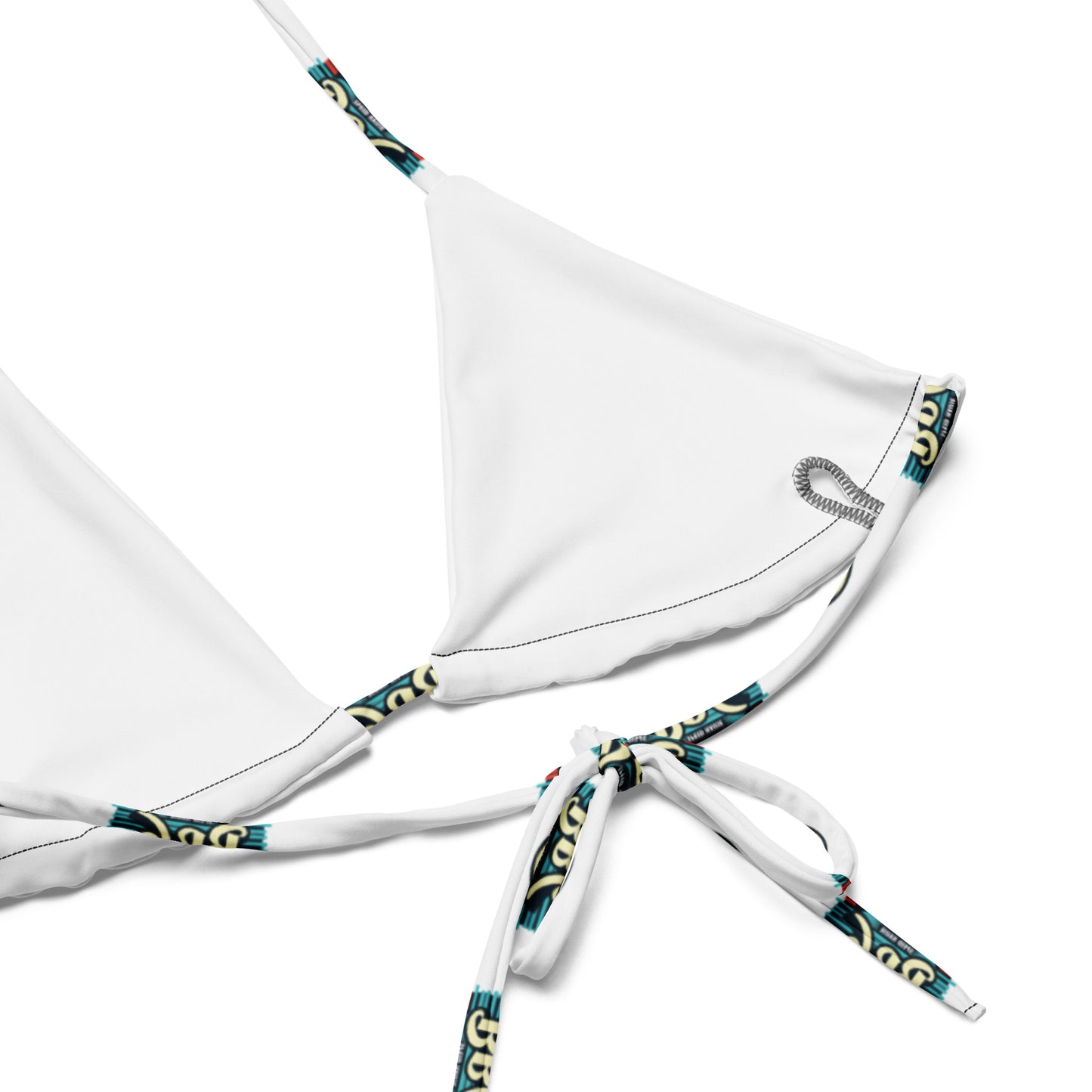 BB8 Summer All-over print string bikini top