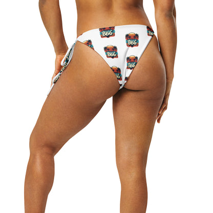 BB6 All-over print string bikini bottom