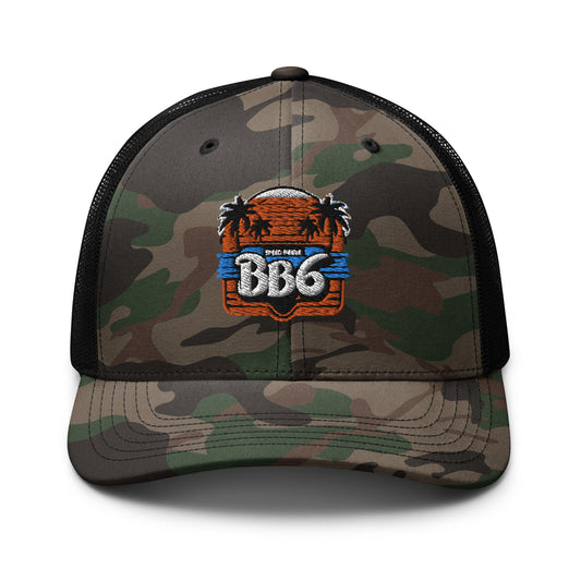 BB6  Camouflage trucker hat