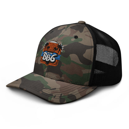 BB6  Camouflage trucker hat