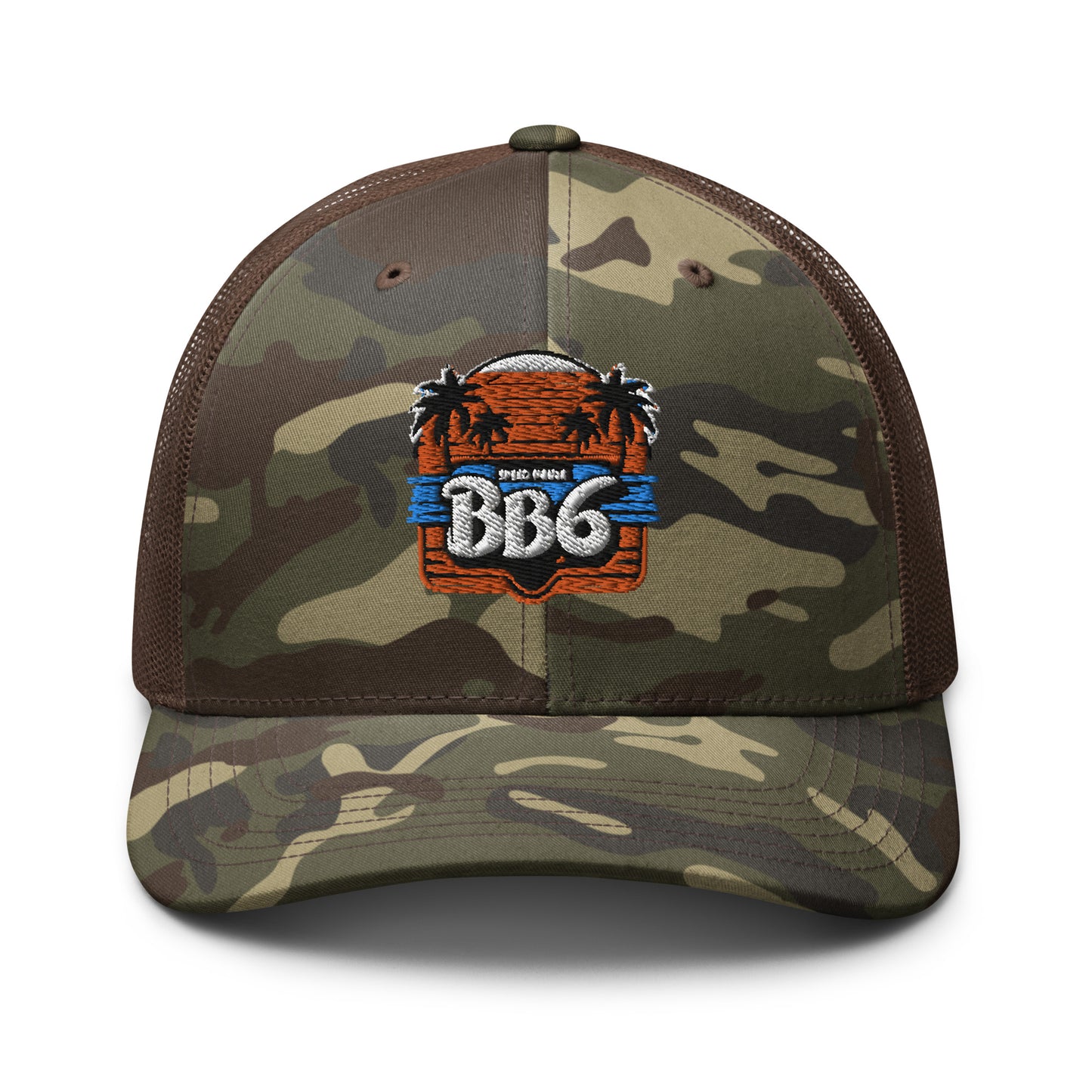 BB6  Camouflage trucker hat