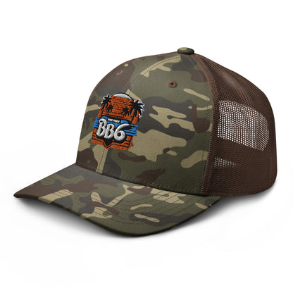 BB6  Camouflage trucker hat