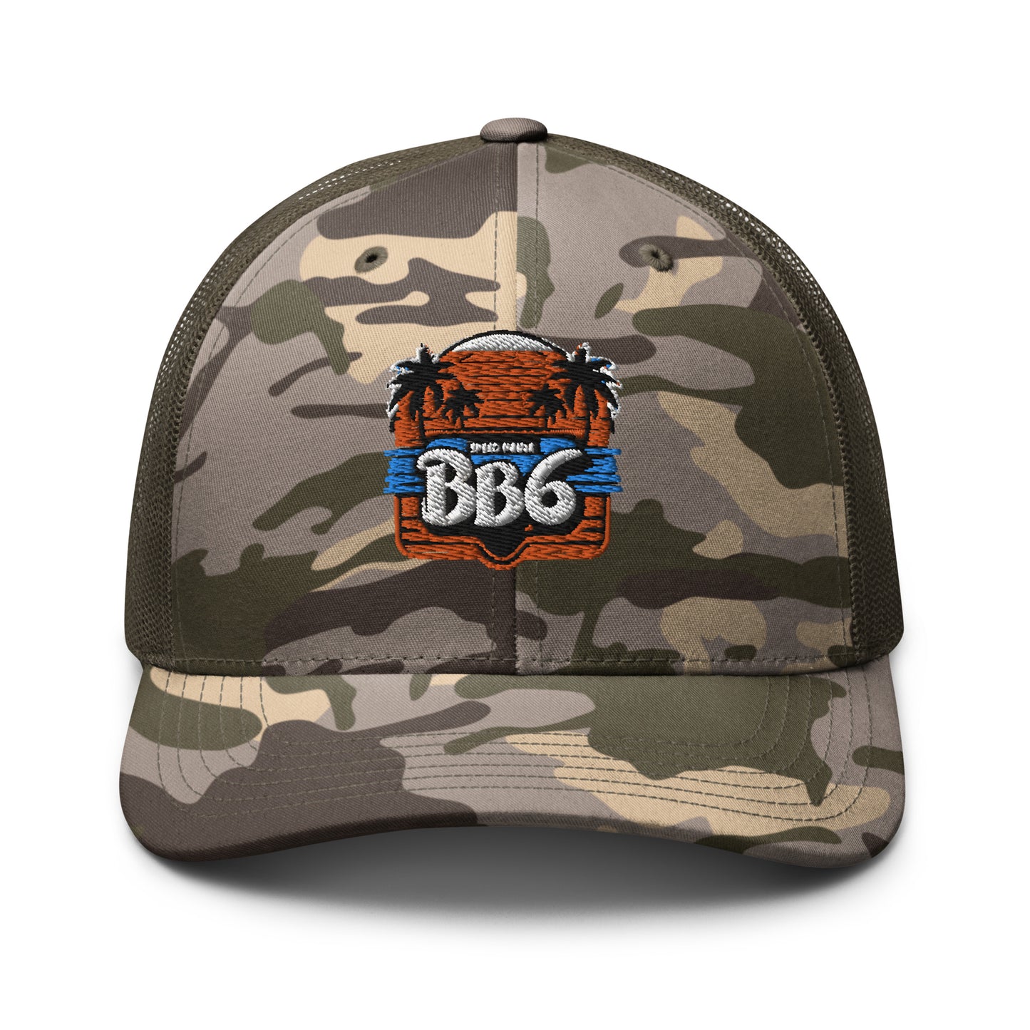 BB6  Camouflage trucker hat