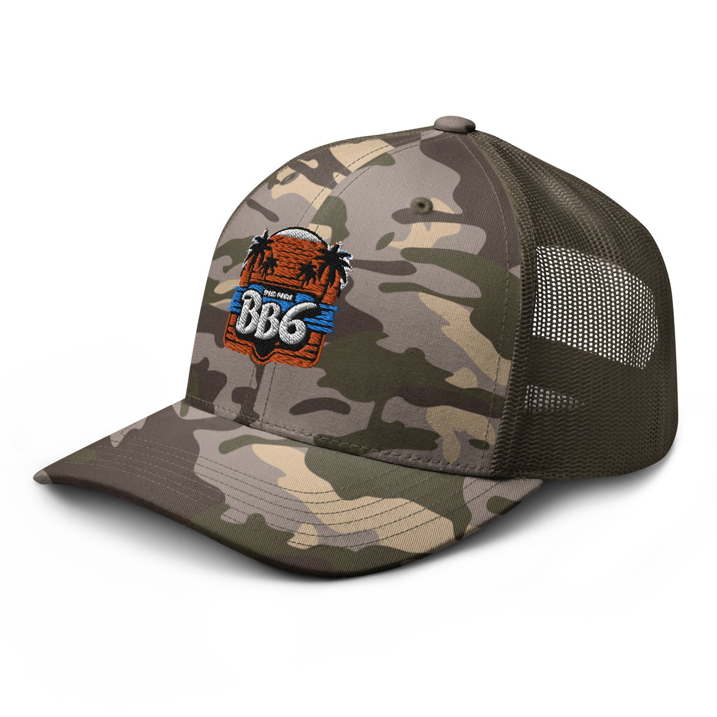 BB6  Camouflage trucker hat