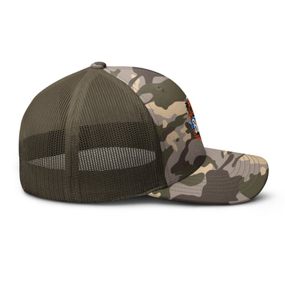 BB6  Camouflage trucker hat