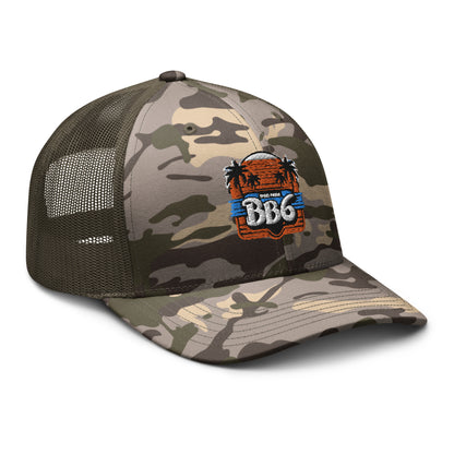 BB6  Camouflage trucker hat